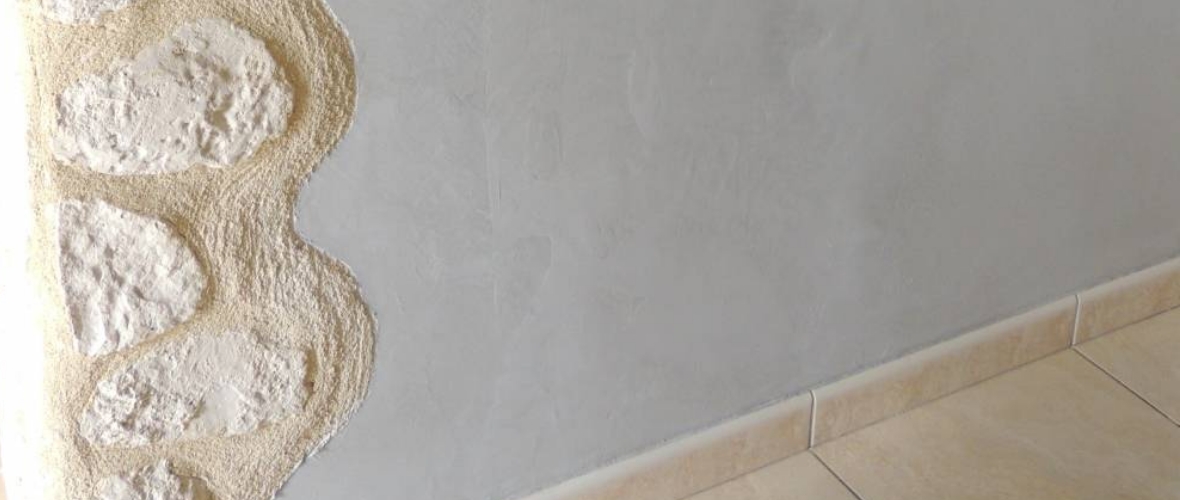 mur béton ciré